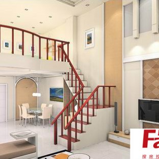 現(xiàn)代躍層裝修效果圖賞析 打造藝術與實用兼?zhèn)涞淖≌覂瓤臻g